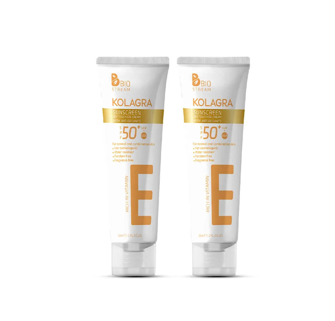 كولاجرا واقي الشمس +SPF50 جل كريم  50مل(1+1)