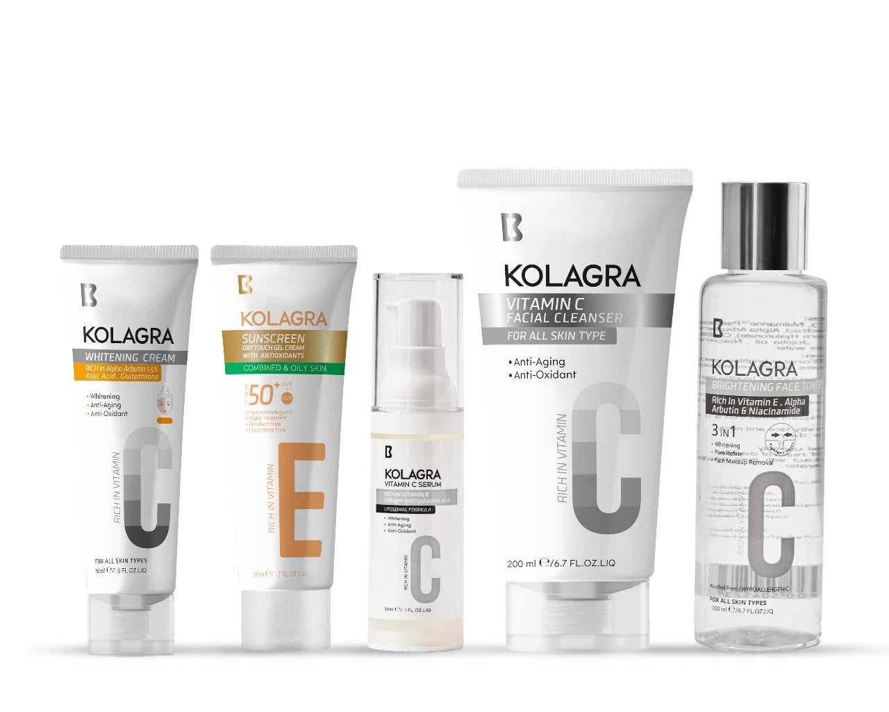 Kolagra whitening Routine