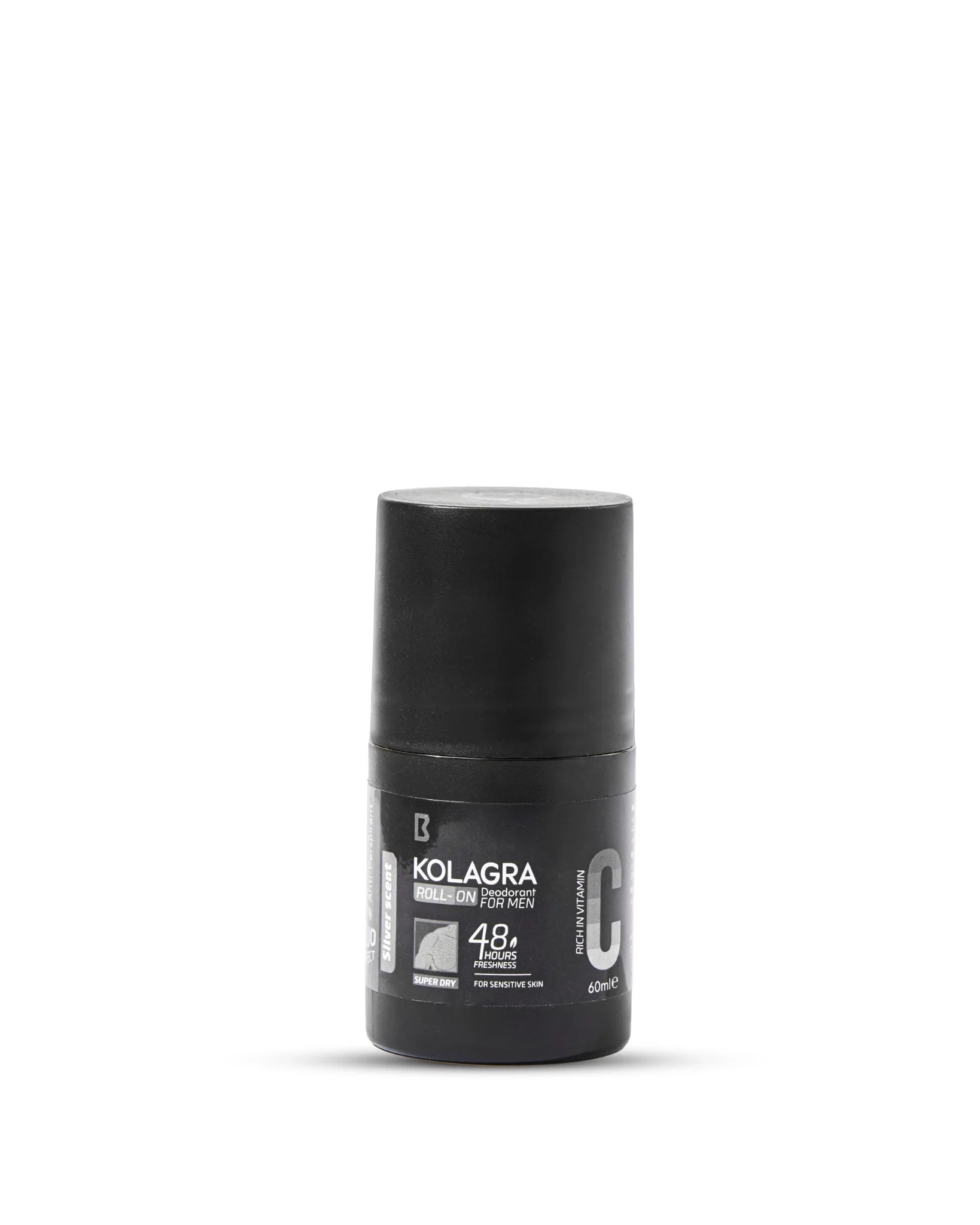 Kolagra Super Dry 48H Men's Roll-On Deodorant Silver Scent