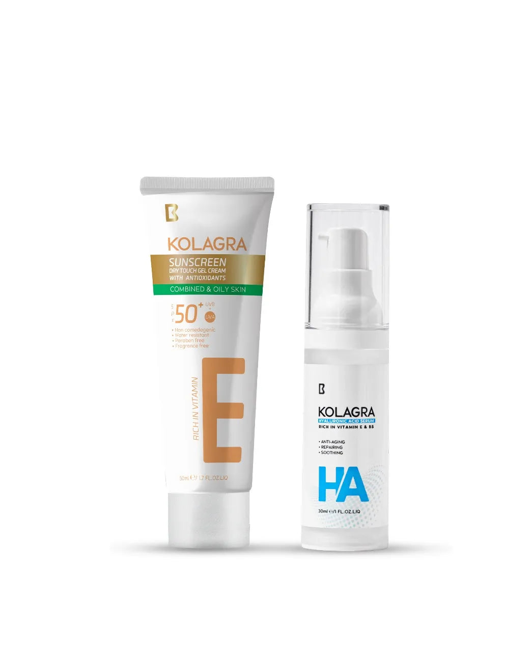 Offer Kolagra Hyaluronic Serum + Sun Screen 30+50ml