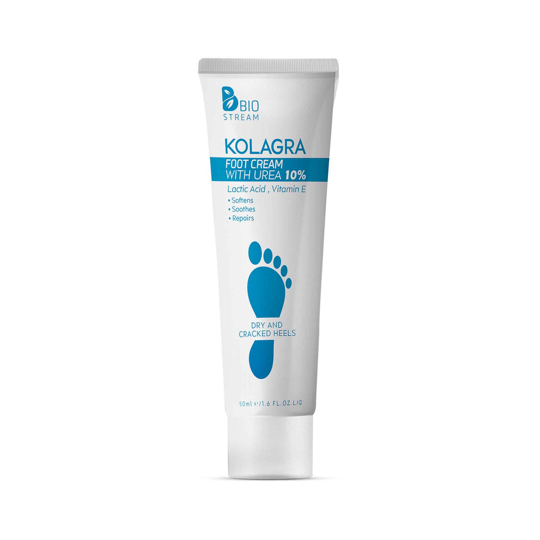 Kolagra foot cream for dry & Cracked heels 10% UREA .50ML