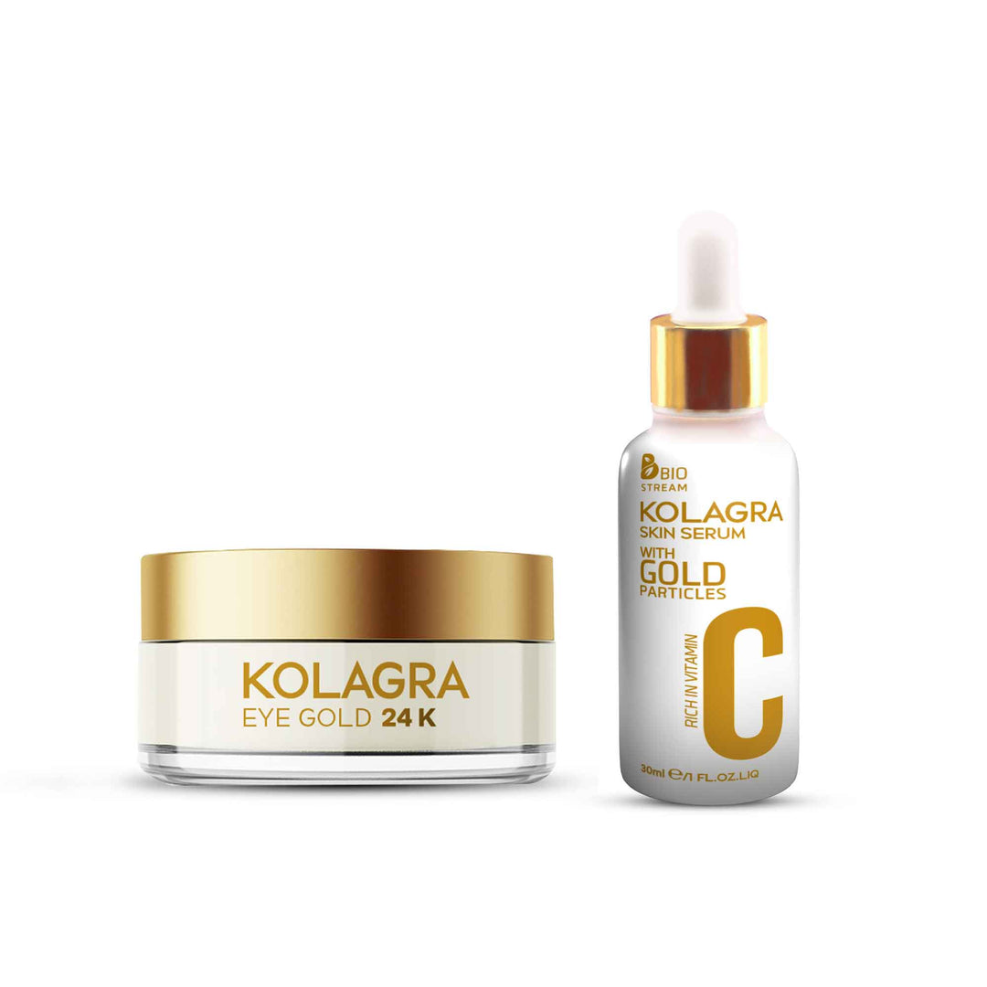 Kolagra Offer Gold Serum 24K+ Eye Gold gel cream 20 Ml